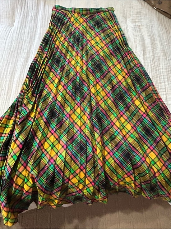 Malbe Dresses & Skirts - Vintage Malbe Women's pleated accordion Wool Maxi Skirt 1960s 1970s
